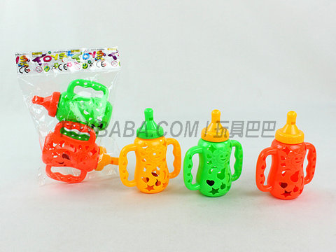 Bottle bell with whistle 2 bottles (solid color)