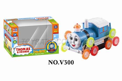 Electric lights and music 12 bright color wheels Thomas dump truck