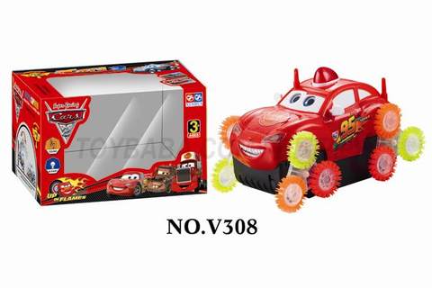 Electric lights and music 12 Mingcai wheel car general mobilization dump truck