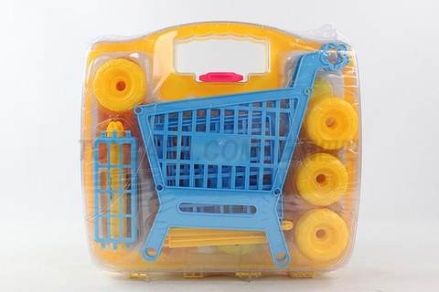 Shopping cart with fruit