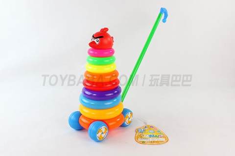 9-layer round hand-pushing ring bird