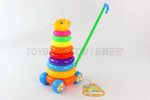 9-layer round hand-propelled ring dolphin