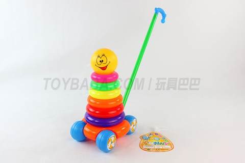 7-layer round push ring smiling face