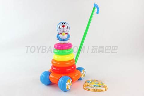 6-layer round hand-pushing ring jingle cat