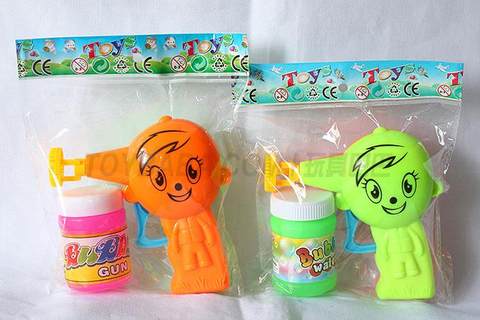 Solid color doll bubble gun