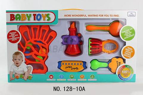 Six-piece rattler combination, hand-applied plastic sheet