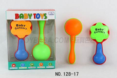 Combination of hand clapper and sand hammer