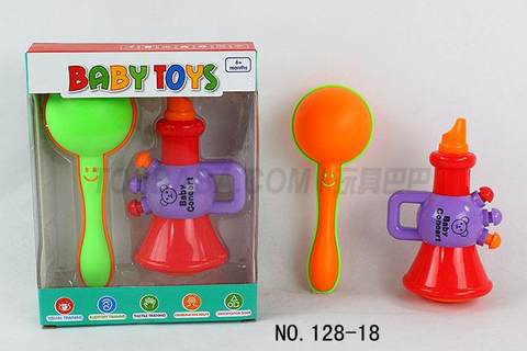 Sand hammer and small horn blowing combination