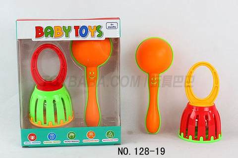 Sand hammer and portable cage bell combination