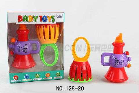 Horn blowing and portable bell cage combination