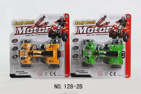 Inertial competitive beach motorcycle