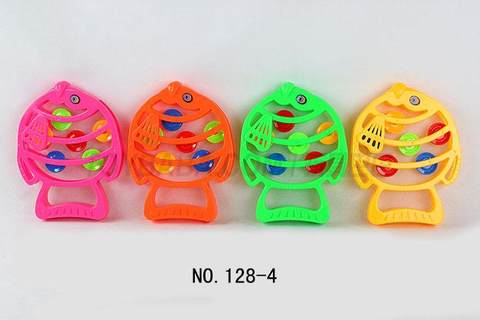 Hand patting tambourine fish (solid color)