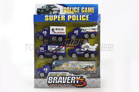 Pullback police car cover