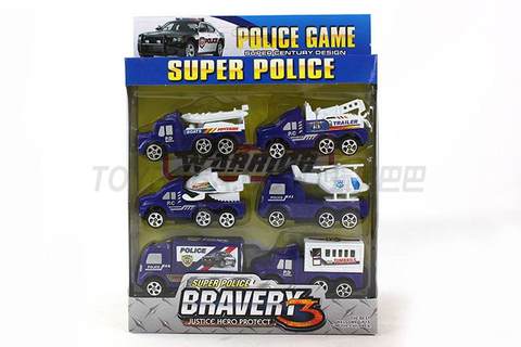 Pullback police car cover