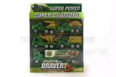 Pullback military vehicle set