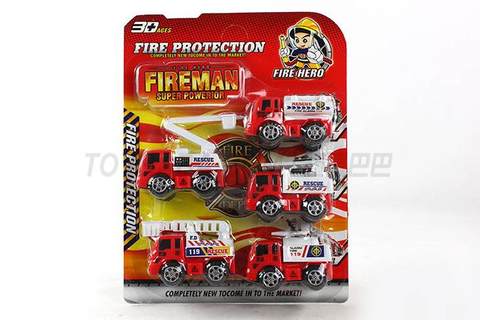 Pullback fire truck
