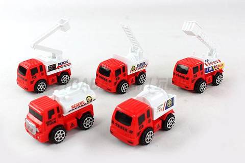 Pullback fire truck