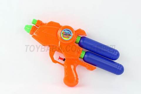 Double-nozzle solid ribbon bottle water gun
