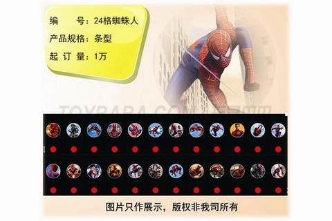 24-grid Spider-Man projection, slide show