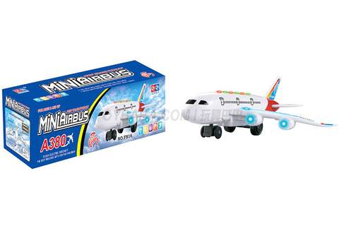 Electric universal music and light passenger plane