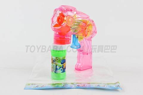 Space gun Self-priming inertia environmentally friendly bubble gun