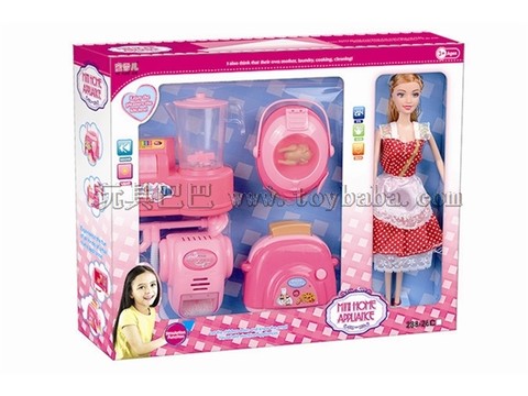 4 small appliances Barbie set