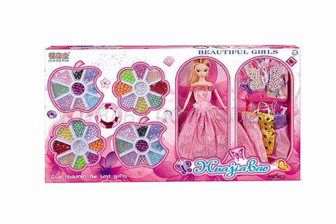 Dolls with beading