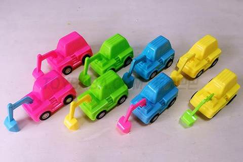 Solid color ABS earth-moving recovery vehicle