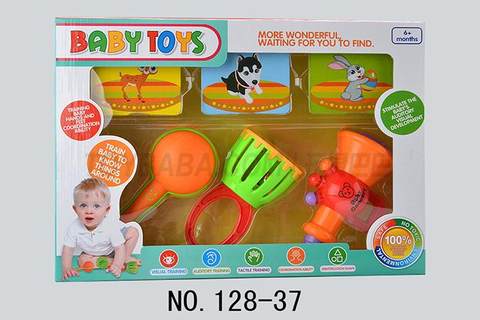 Sand hammer, horn blowing, portable bell +12 identification tablets