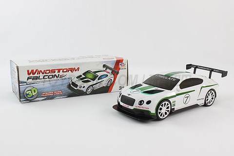 Children's toys, electric universal Bentley sports car, English song, 3D lighting