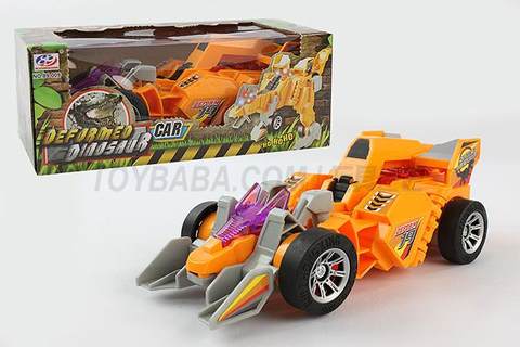 Children's toys, electric universal transformation dinosaur with light and music