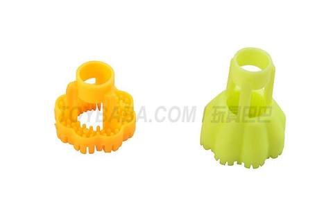 Bubble gun head tooth box, roller cone