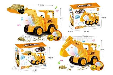 86 - 95AB electric universal engineering vehicle with light and music (2 models mixed)