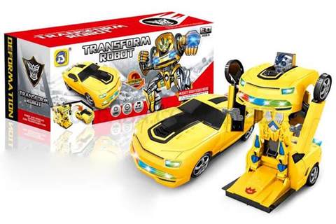 8986 Electric Bumblebee Transformation Car with lights and music