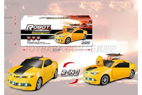 WH-3002 electric universal simulation deformation car with light and music