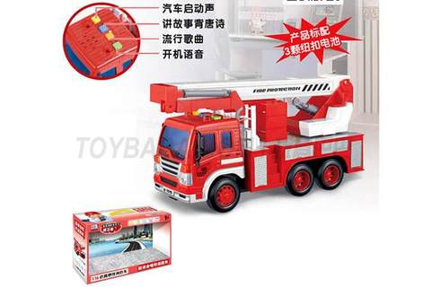 555-61 16 Simulated Inertial Fire Truck
