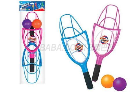 Throw, catch and racket in one