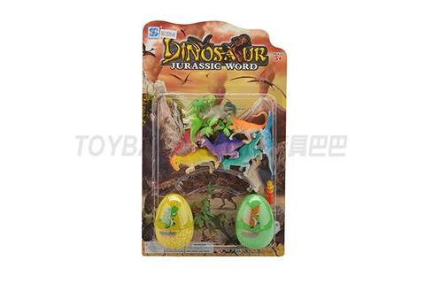 Tumbler bursting dinosaur egg + dinosaur combination
