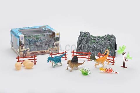 Simulated Mountain + Dinosaur Combination