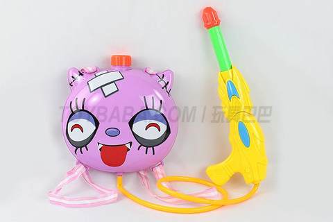Purple backpack water gun