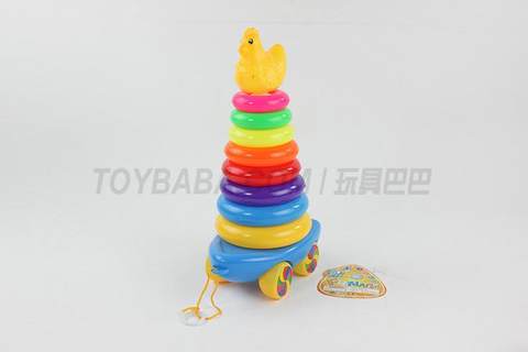 Drag chickens in 9-layer round rings