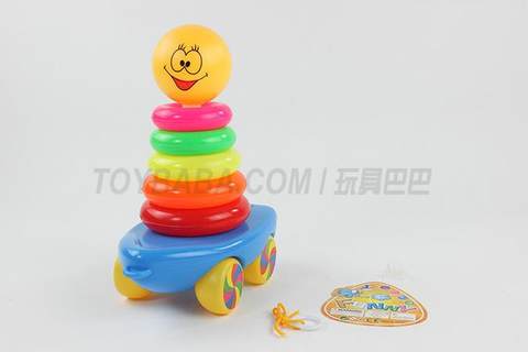 Drag a 6-layer round ferrule smiling face
