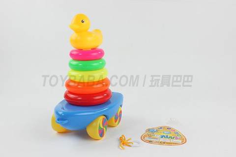 Drag a 6-layer round duck in ring