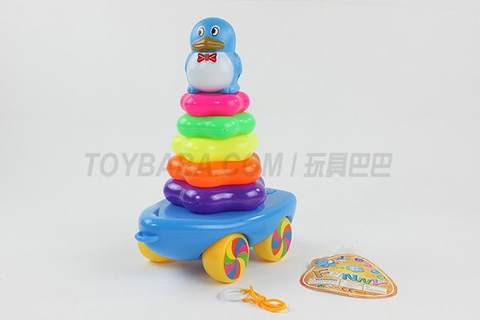 Drag a 6-layer quincum-shaped ring penguin