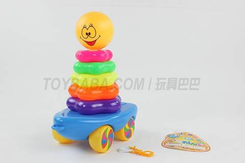 Drag 6 layers of plum blossom rings smiling face