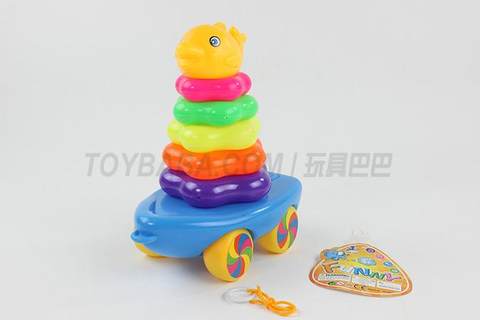 Drag a 6-layer quincum-shaped ring dolphin