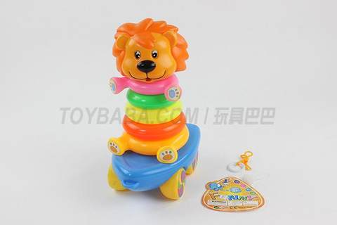 Drag cartoon lion rings