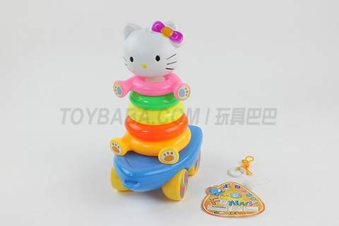 Drag cartoon KT cat rings