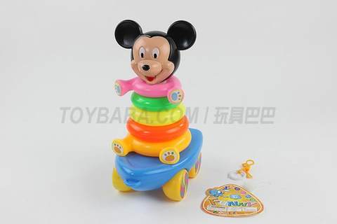 Drag cartoon Mickey Mouse rings