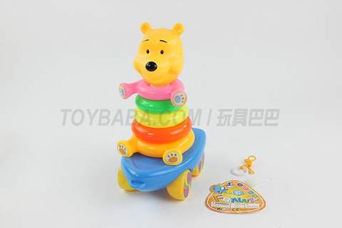 Drag cartoon bear rings